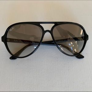 Ray Ban Cats 5000 Aviators (Black)